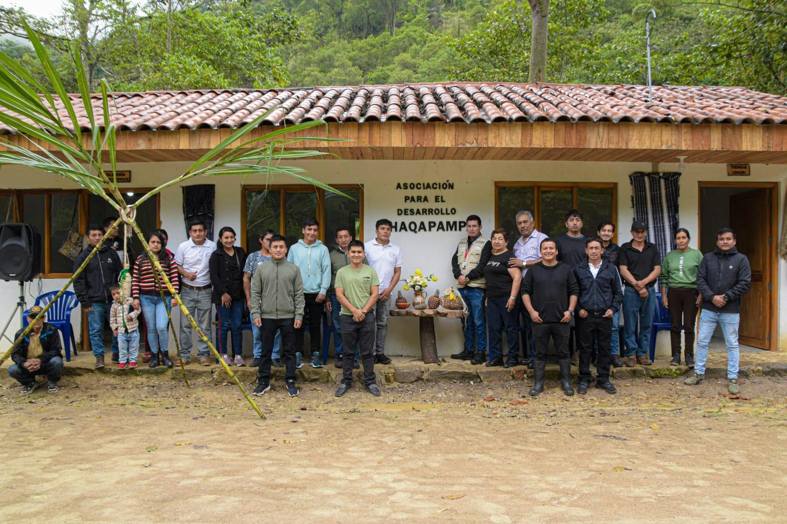 Inauguración de la oficina de turismo y taller artesanal de la “Asociación para el Desarrollo Chaqapampa”