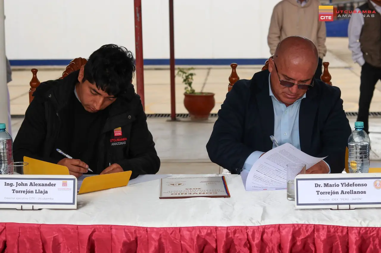 CITE Utcubamba Amazonas e IDEX Perú Japón firman convenio