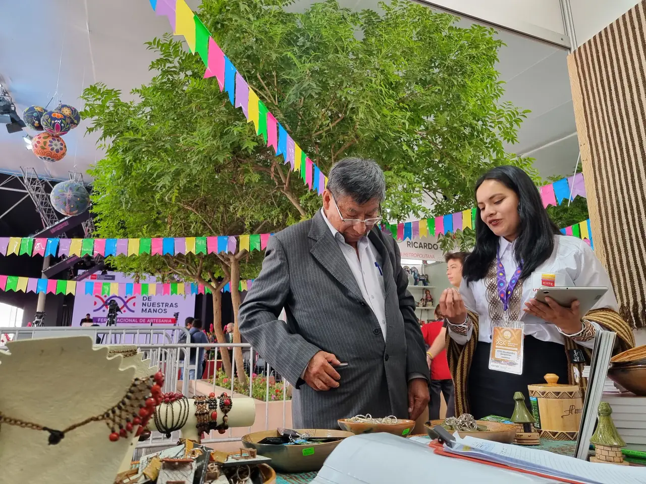 Foto 4 de «CITE Utcubamba Amazonas Presente en la Feria Nacional de Artesanía "De Nuestras Manos 2023"»